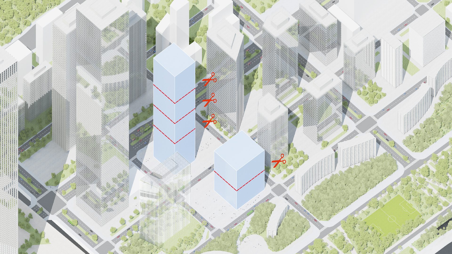 万科新总部三维城市 (Vanke 3d City)概念 新概念的产生