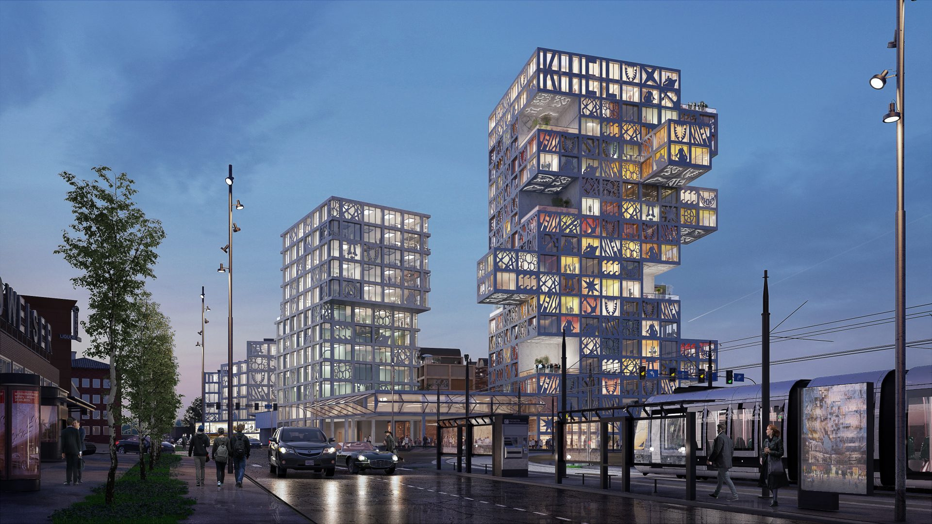 街景概念图 ©MVRDV
