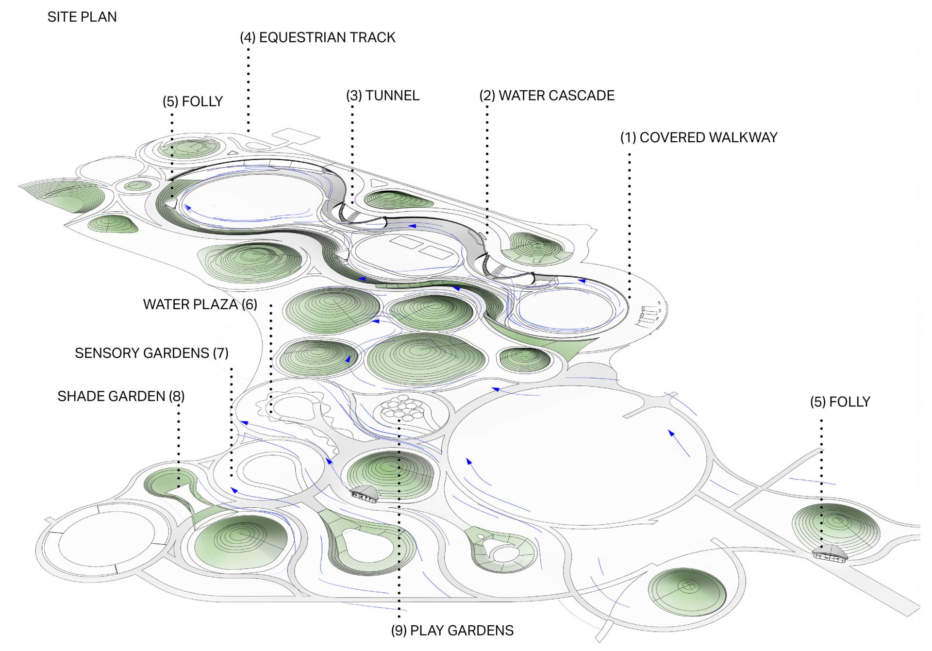 Oxygen park总平面 ©AECOM