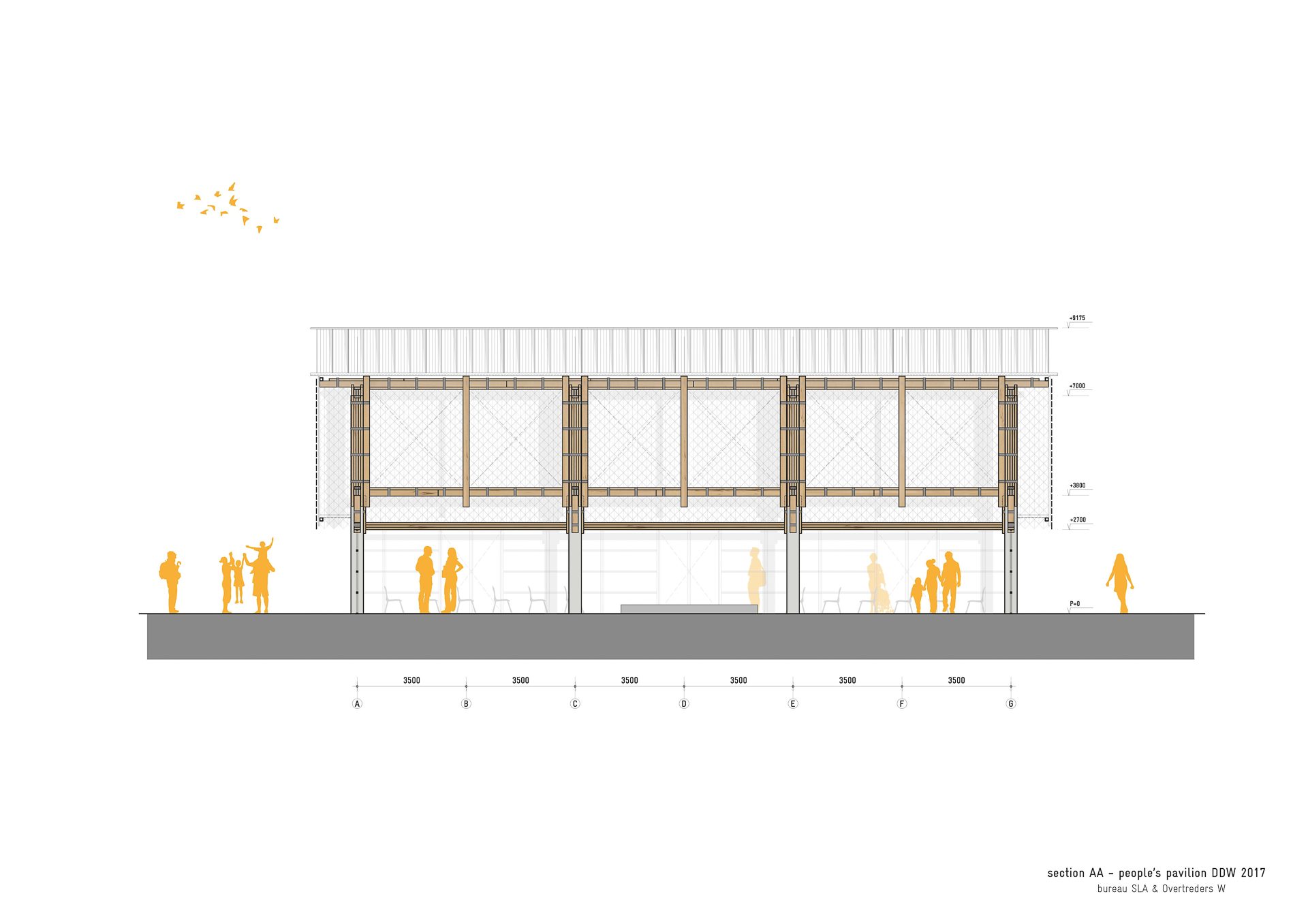 空间否面图 ©bureau SLA 与 Overtreders W