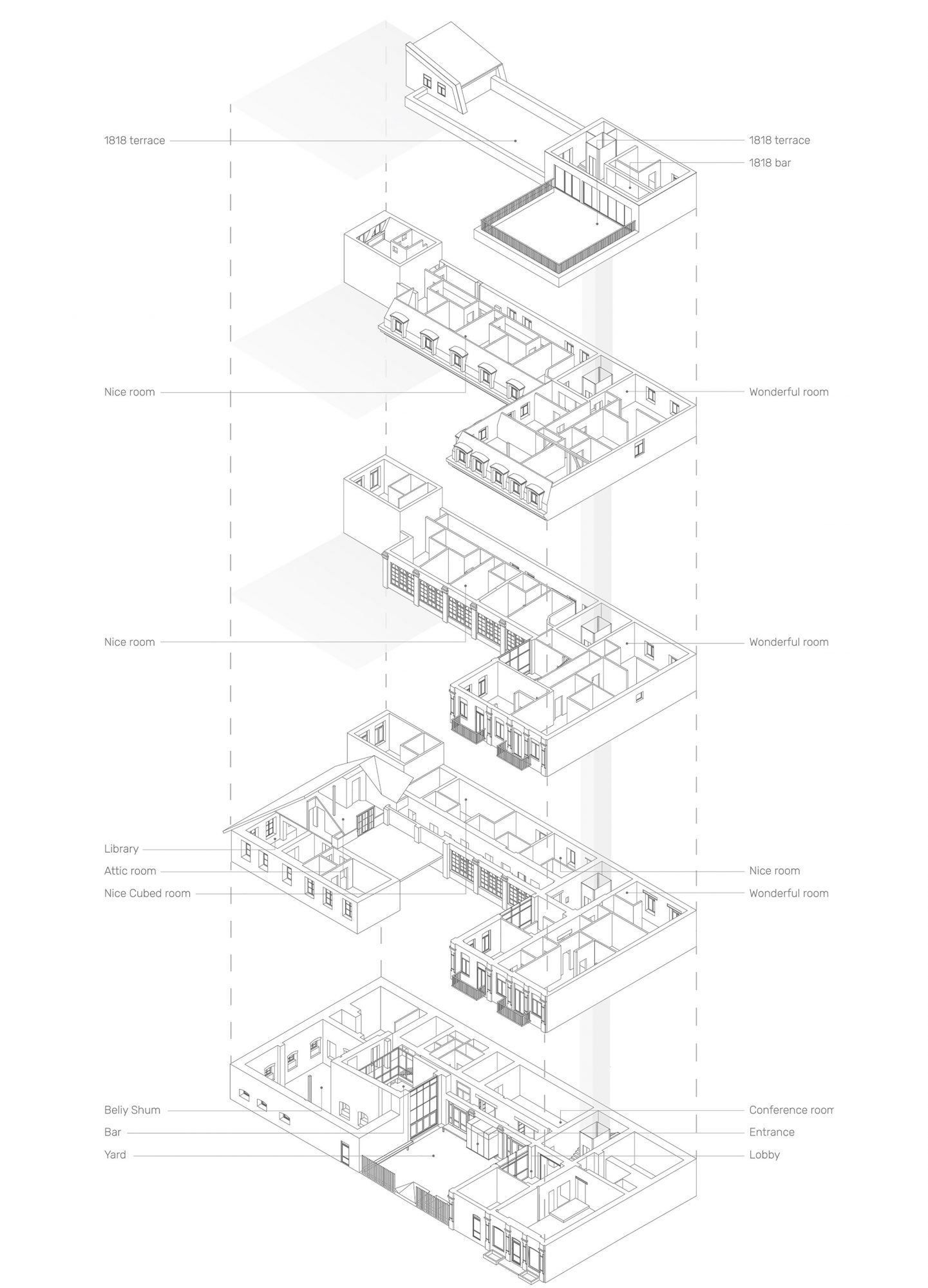 轴测图 ©balbek bureau