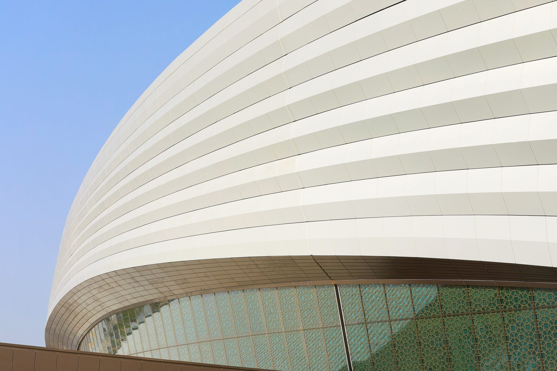 艾尔瓦克拉体育场外立面 ©Zaha Haidid Architects